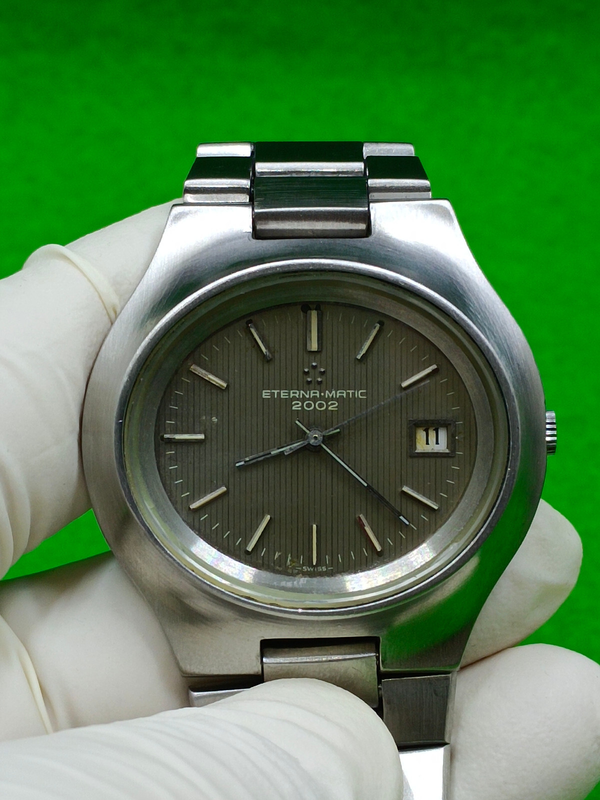 vintage Eterna Matic 2002 watch Automatic Date In… - image 7