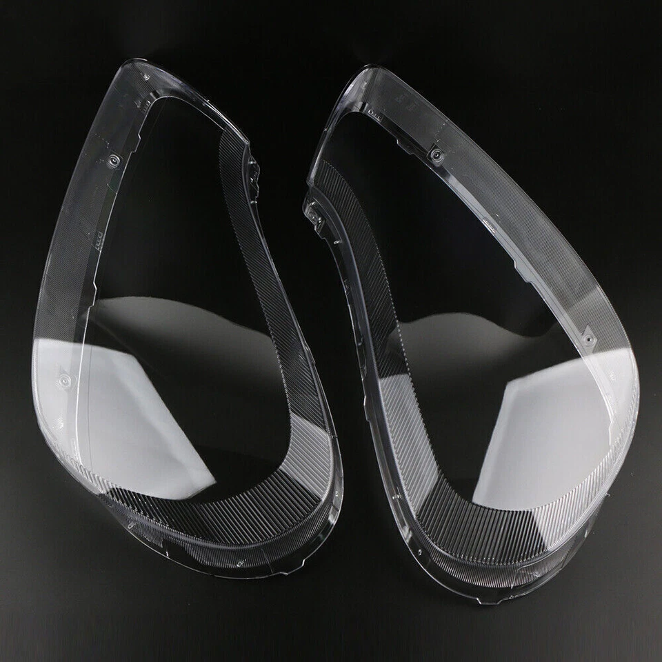 For Porsche Cayenne 2008 2009 2010 2PCS Lens Cover Headlight Headlamp LH + RH - Image 2 of 4