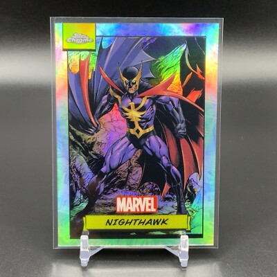 2024 Topps Chrome Marvel #139 Nighthawk Refractor IYC2698
