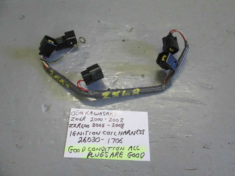 Arnés bobina de encendido ZX-6R NINJA 2000-2002 / 2005-2008 ZZR600 26030-1760 Foto 3 de 4