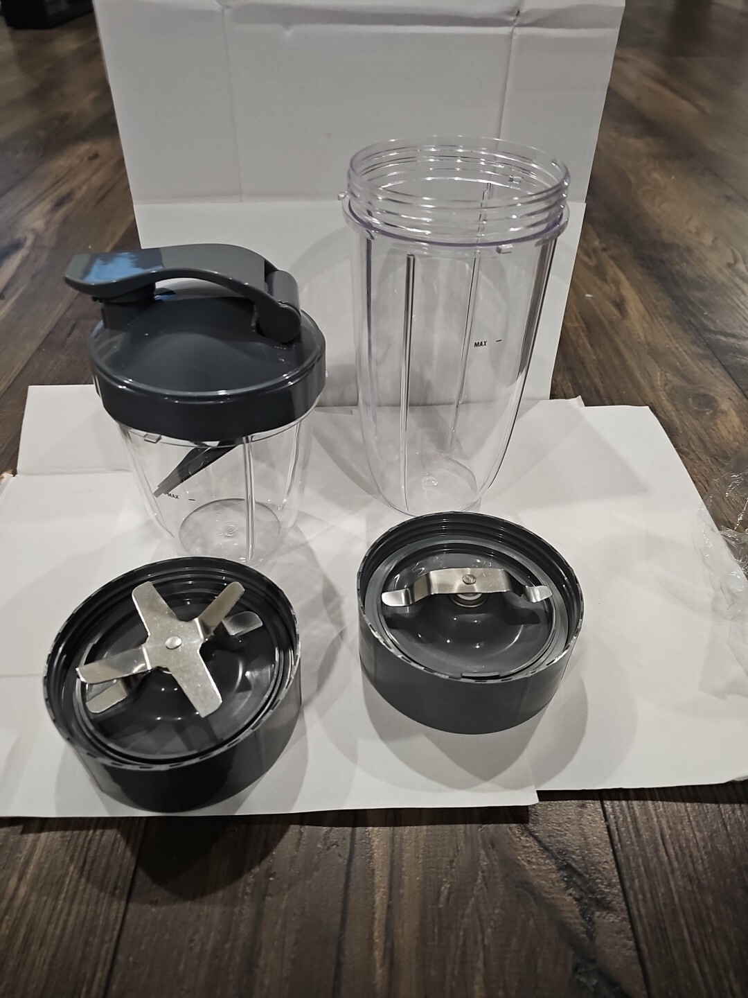 Nutribullet Replacement PP Cups and Blades Set Without Base  