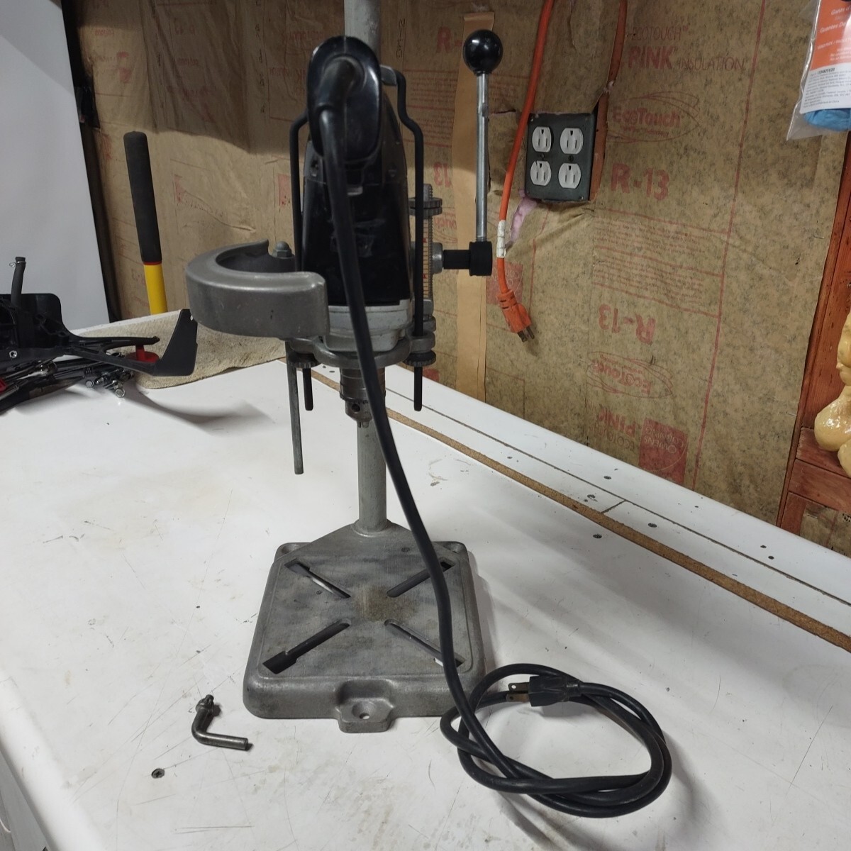 Vintage Sears Craftsman Drill Press Stand 335.25926 + Working Electric