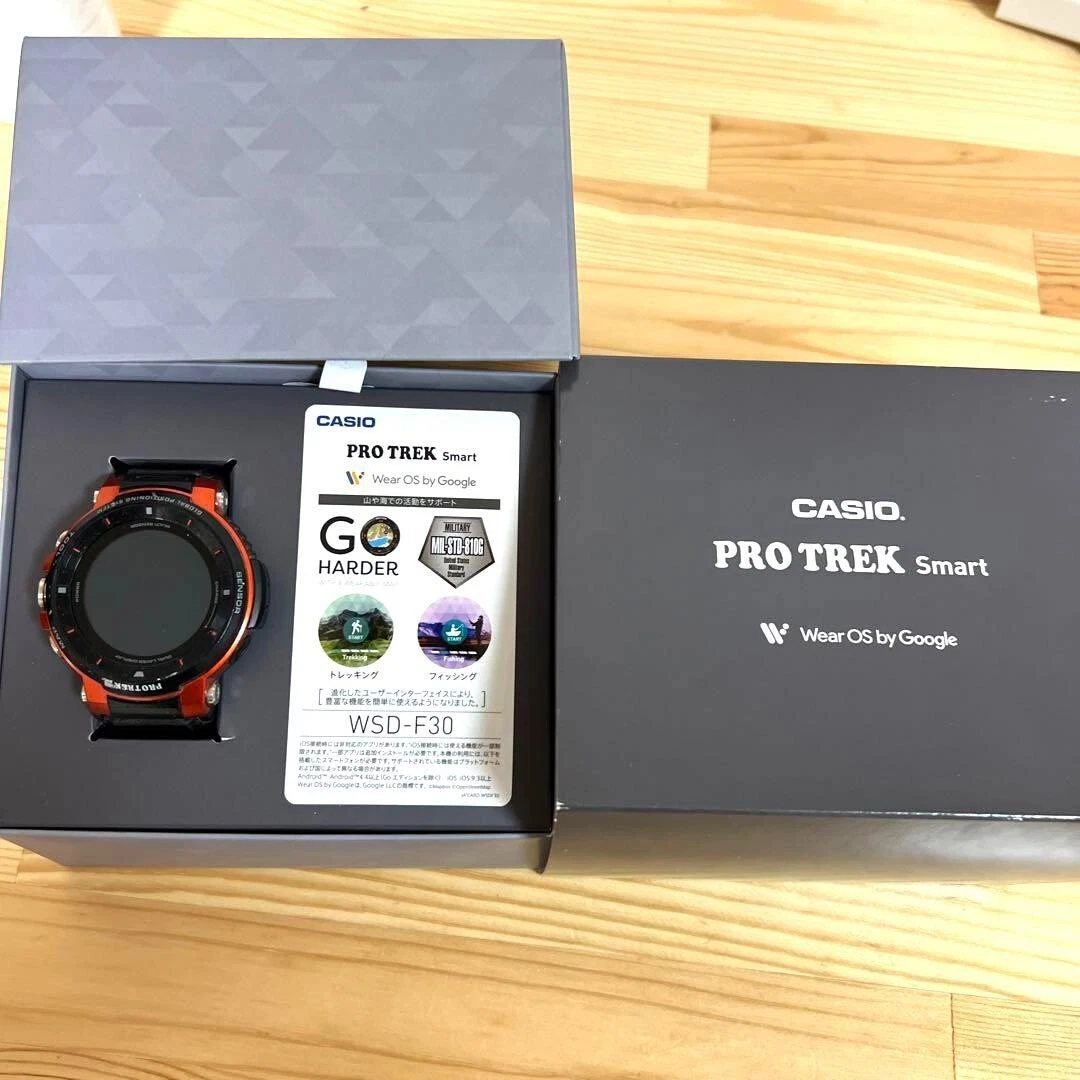 CASIO Watch Smart Outdoor Watch PRO TREK Smart GPS WSD-F30-RG FROM