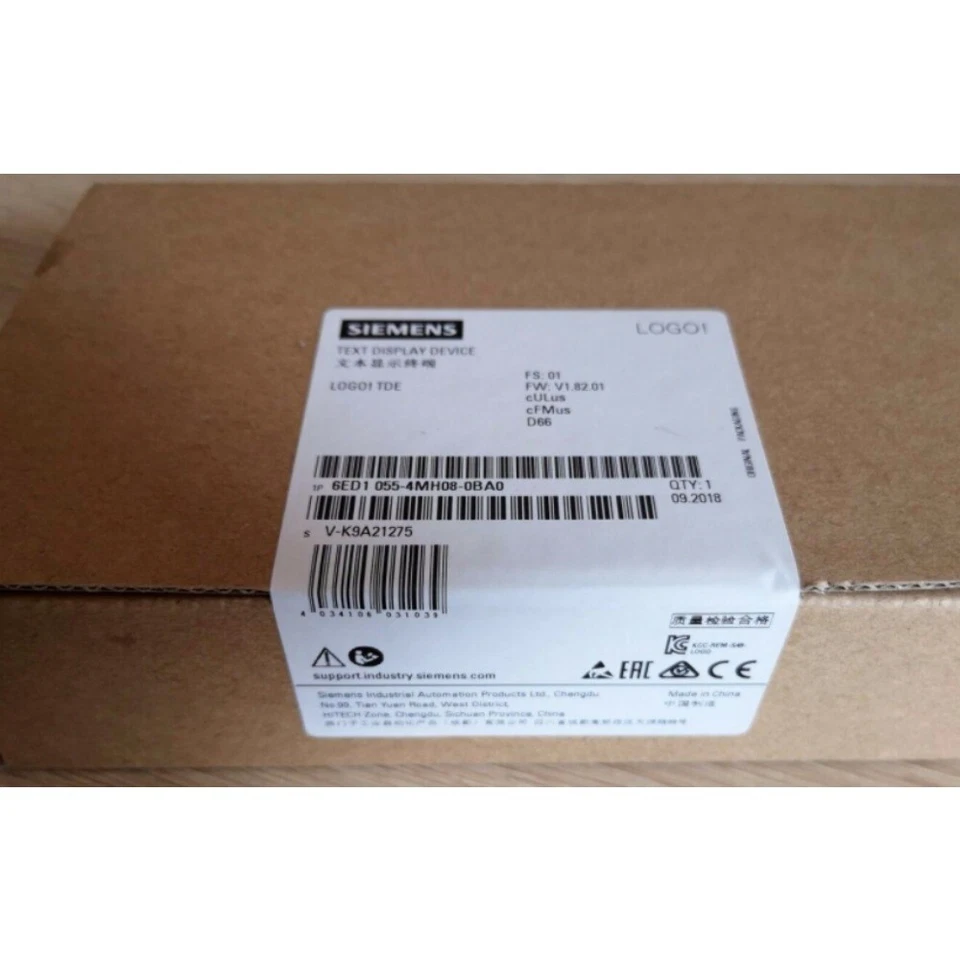 6ED1055-4MH08-0BA0 SIEMENS LOGO! TDE display Brand New in Box!Spot Goods Zy - Image 3 of 3