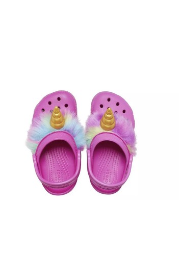 Crocs Kids Classic I Am Clogs, Monster, Mermaid, and Unicorn Slippers Size 5Y - Picture 3 of 6