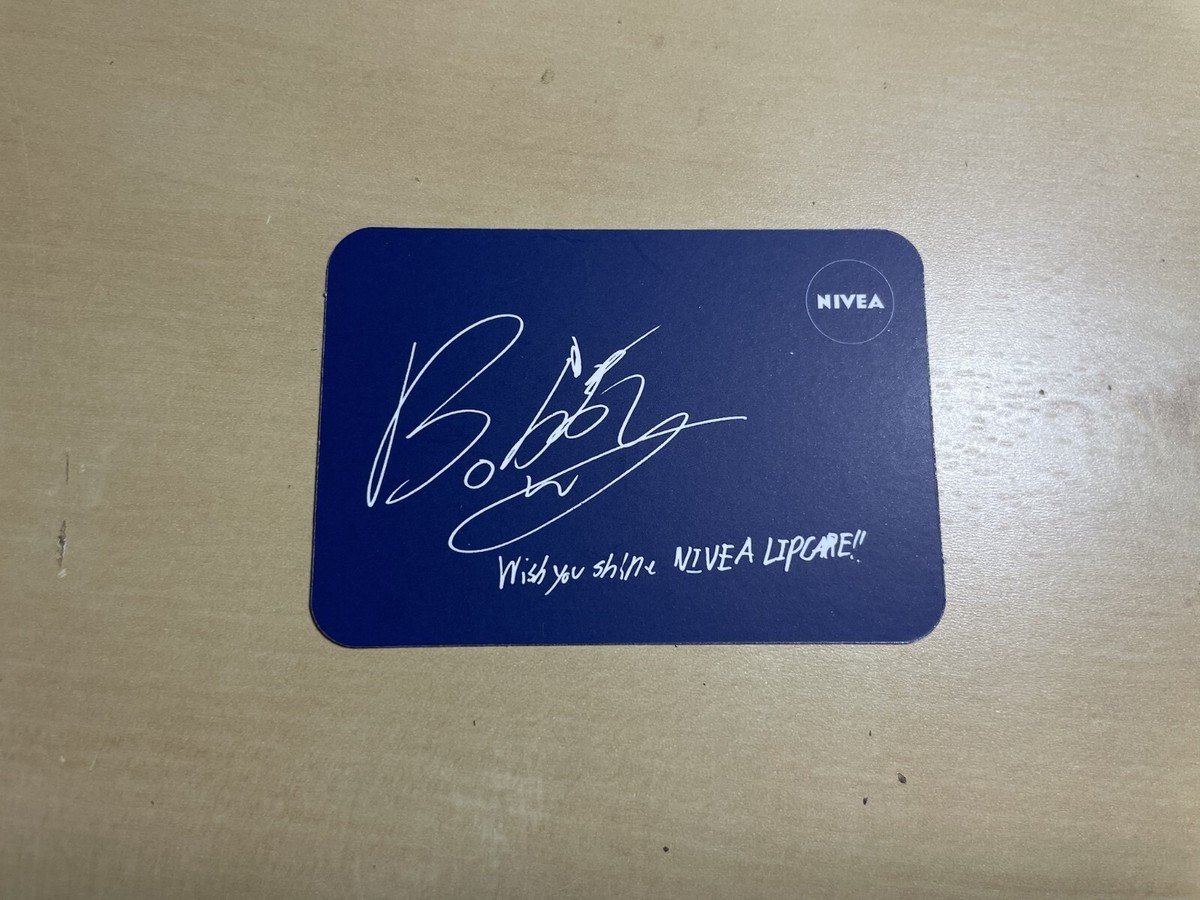 Official iKON / Soloist Bobby Album and Non-album Photocard