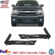 Set of 2 Front Bumper Brackets LH & RH Side Plastic For 2007-14 Chevrolet Tahoe