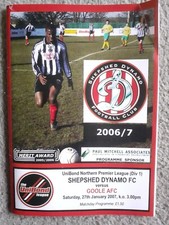 Shepshed Dynamo V Goole Football Programme Northern Premier League Division 1...