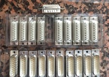 DSUB DB 19 Male Connector and DB 19 Female Right Angle pair NeXT Apple ATARI