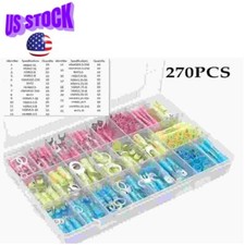 Heat Shrink Wire Connectors Marine Automotive Waterproof Terminals Set US 270pcs