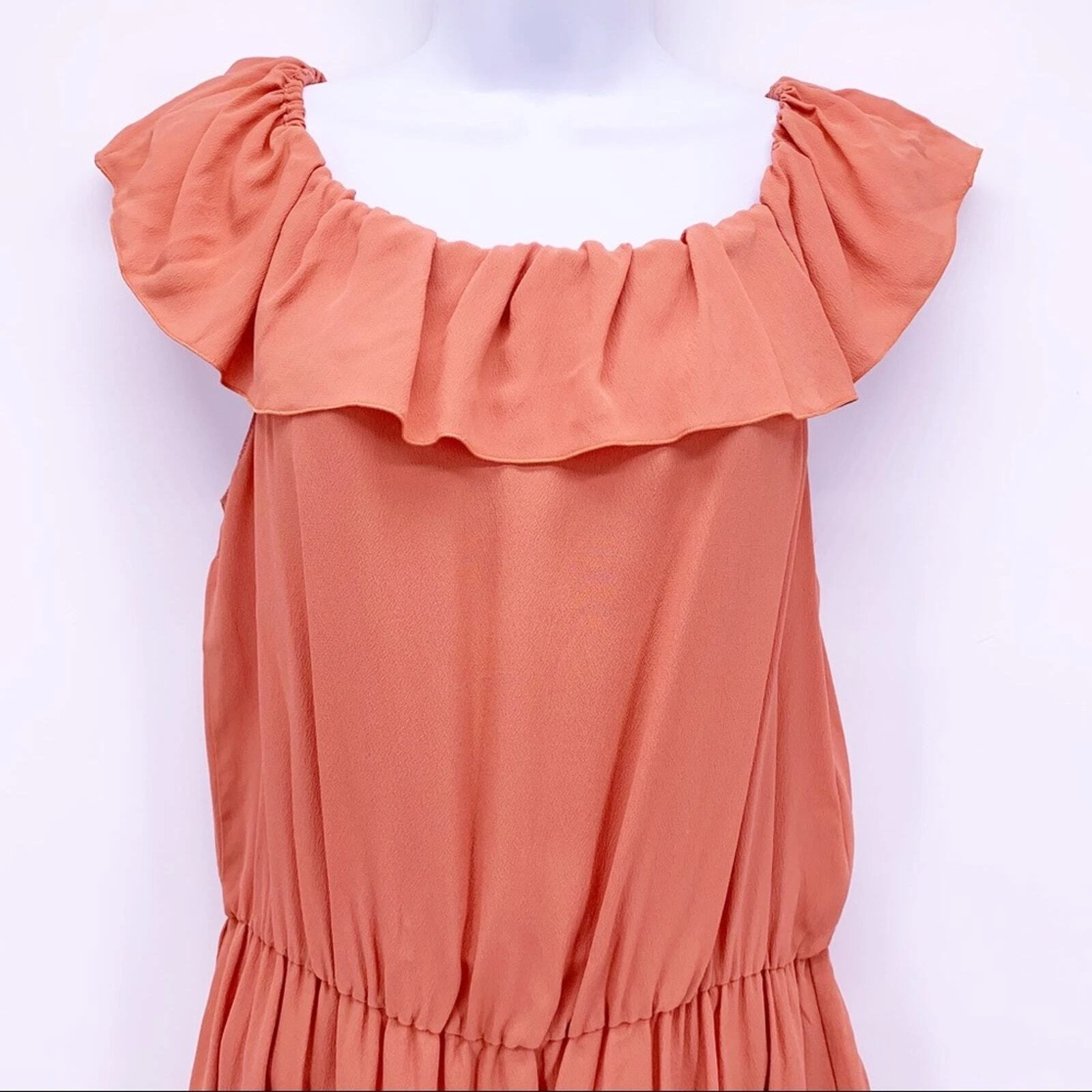 NUOVO abito estivo rosso Valentino Aragosta crepe taglia 42 6