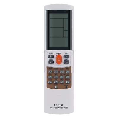 KT-N828 Universal A/C Remote Replace for Carrier/Gree/Sharp AC Air Conditioner