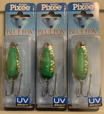 3 Packs Rattlin Pixee 1/2oz Flourescent Green UV
