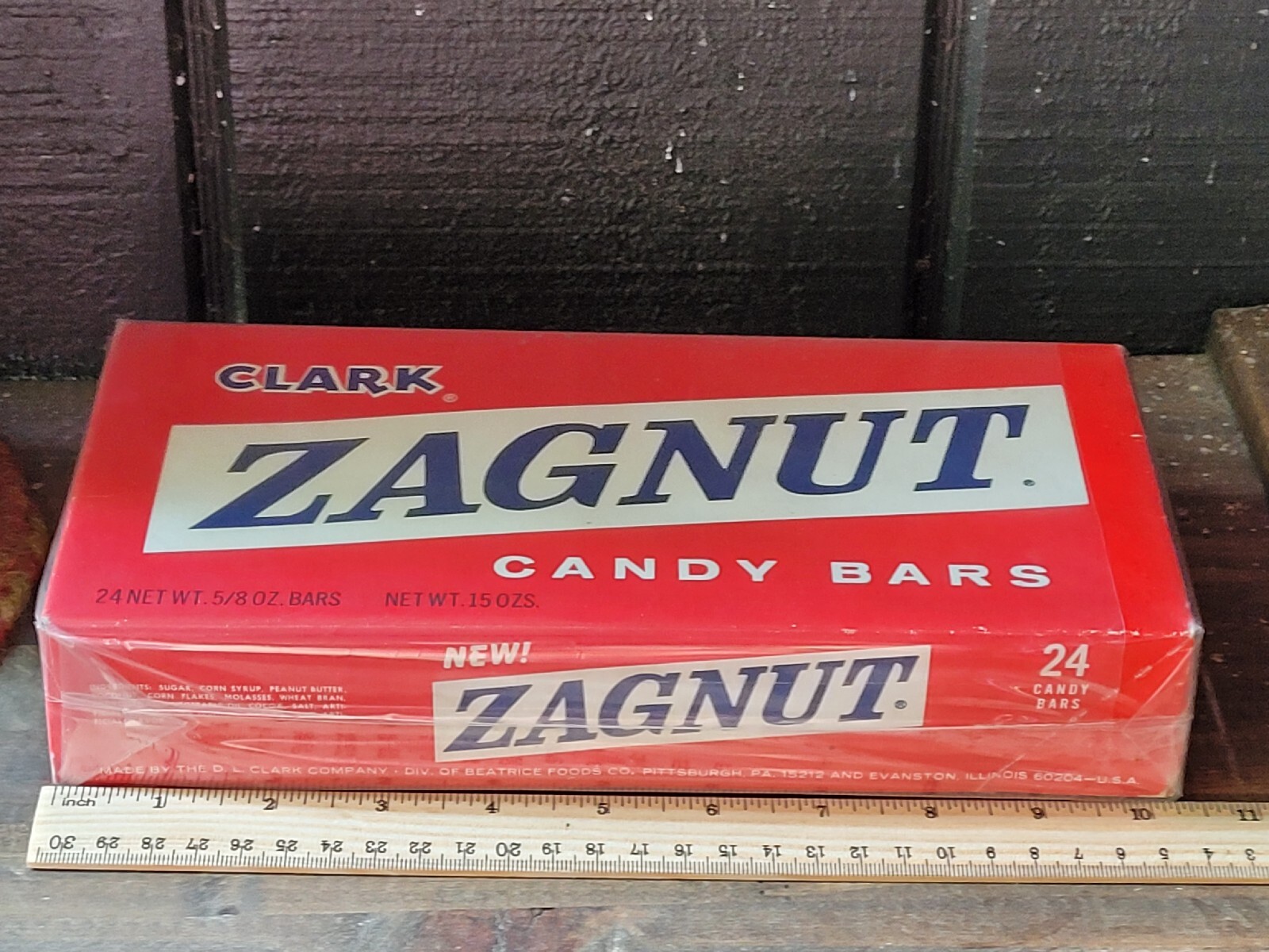ZAGNUT 1930S CANDY BAR BOX STORE CLARK BAR ULTRA RARE eBay