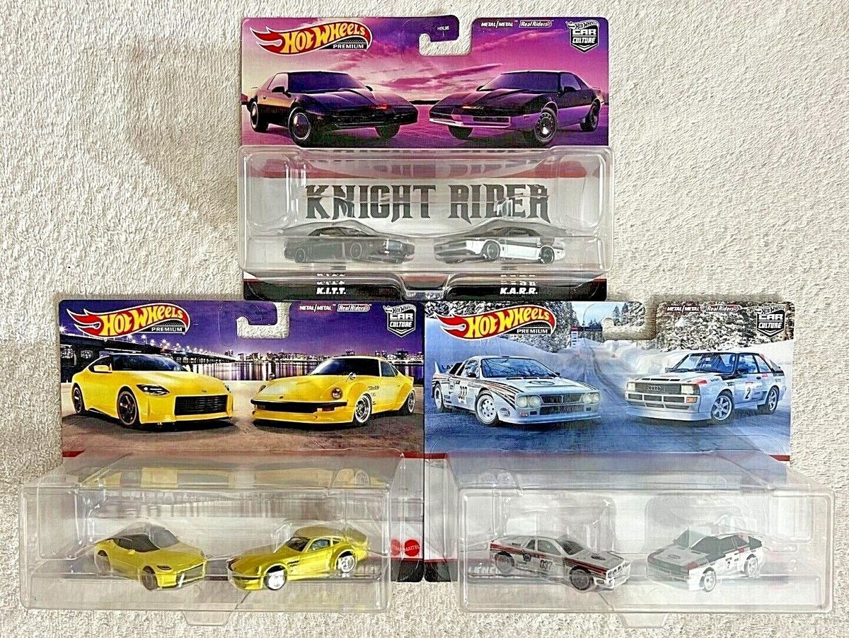 HOT WHEELS PREMIUM CAR CULTURE NISSAN & FAIRLADY + LANCIA & AUDI +