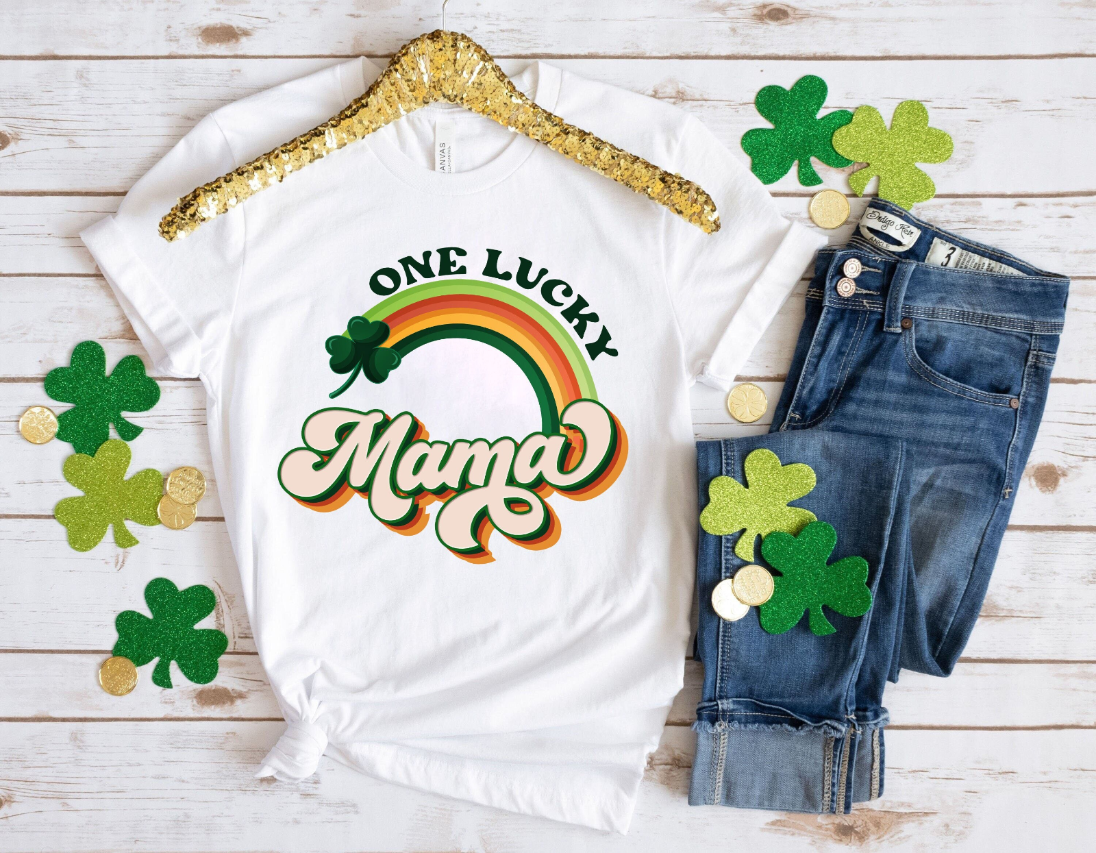 One Lucky Mama ShirtSt Patricks Day ShirtLucky Shamrock ShirtPatricks Day