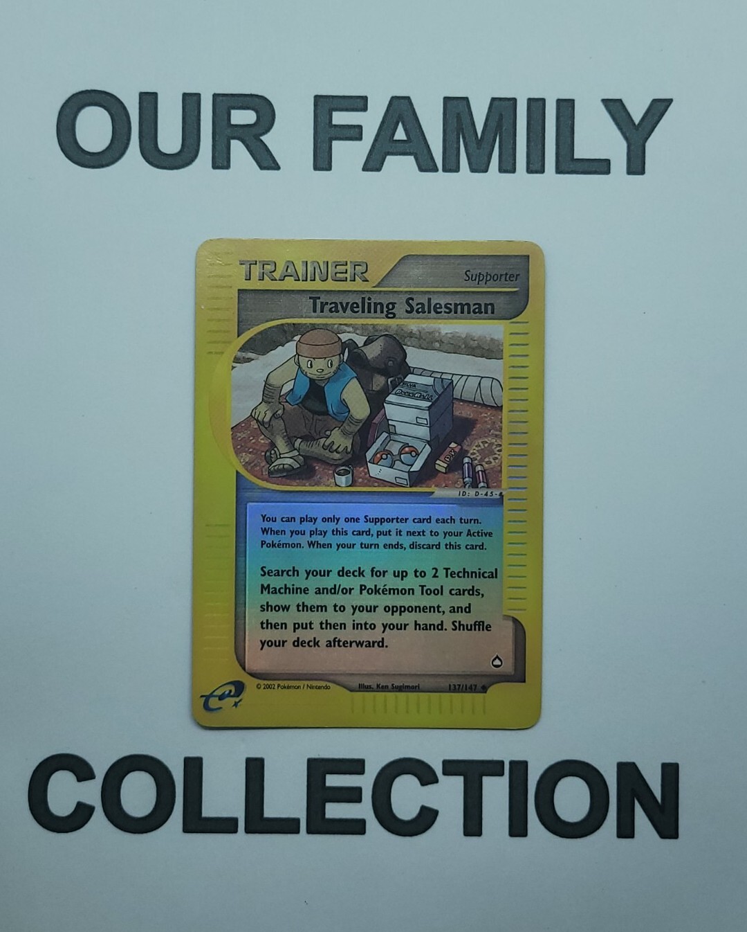 TRAVELING SALESMAN 137/147 Aquapolis Reverse Holo E-Series Pokemon Card - MP