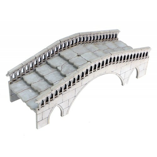 4Ground 28S-SLD-FCR-162 Ice River Bridge (Frozen City Ruins) Terrain Kit Scenery - Picture 3 of 4