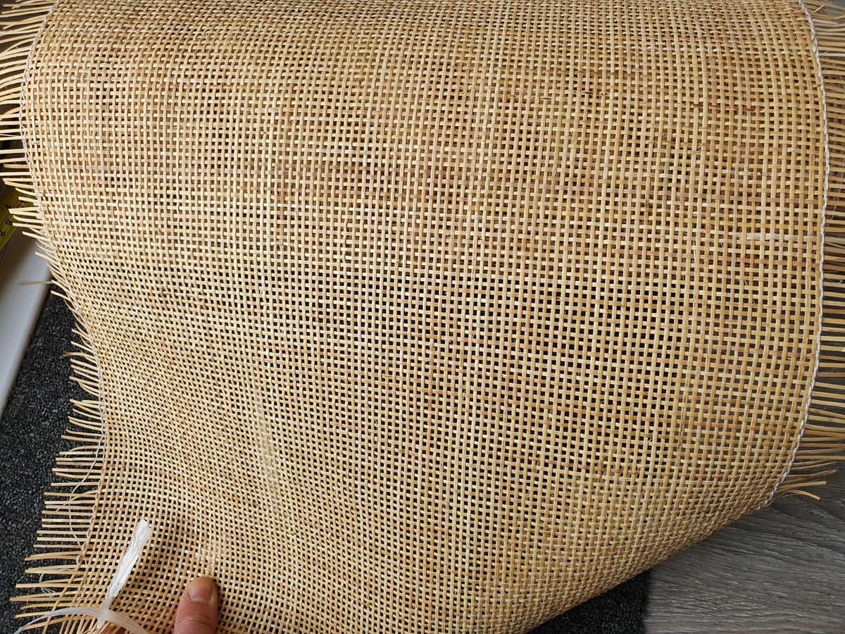 Radio weave cane webbing natural Rattan 24 inch and 18inch wide sold by foot