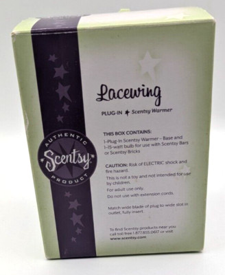 Scentsy Blue Mason Jar Plug-in Warmer Remember to Stop & Chase the Fireflies