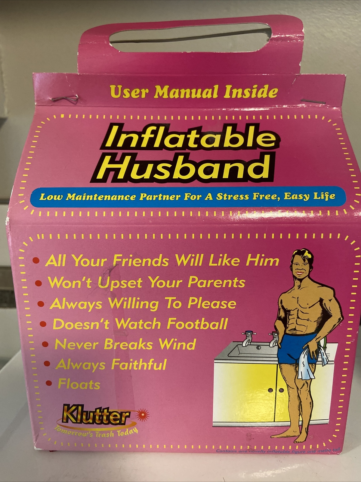 Ideal Inflatable Husband BOYFRIEND Blow up Bachelorette Party Novelty