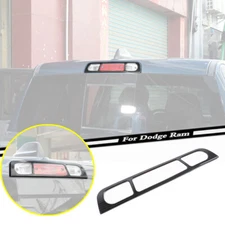 3rd Third Brake Tail Light Lamp Cover Trim For Dodge RAM 1500 19-24 Carbon Fiber