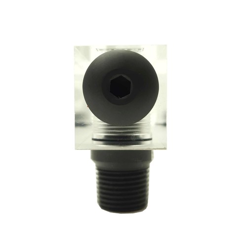 King Instrument 75202103C04 Acrylic Flowmeter .2-2GPM 3" Scale 1/2"MNPT 1/4"FNPT - Picture 6 of 7
