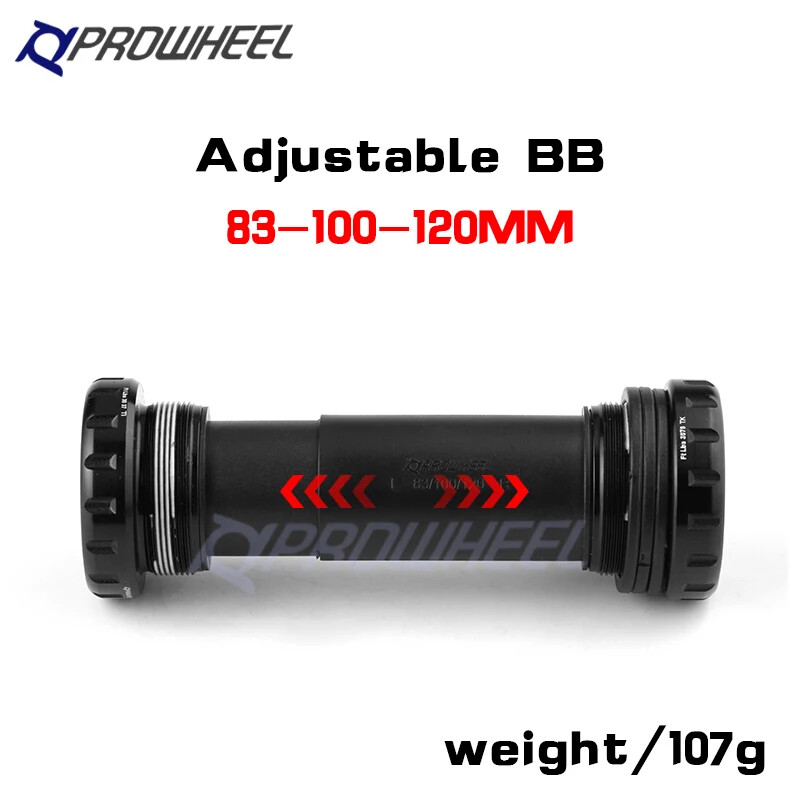 Snow Fat Bike BB External Bearing Bottom Bracket  100/120mm Bike Crankset Parts 