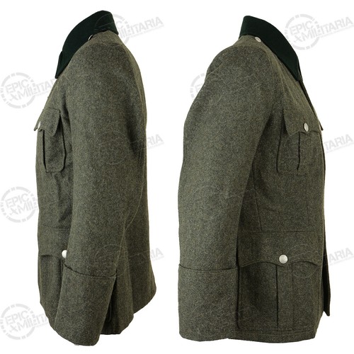 WW2 German Army M36 Field Grey Officers Wool Tunic - Premium - Picture 4 of 8