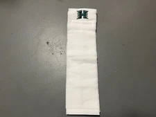 Hawaii Rainbow Warriors Team Issued White Player Exclusive Game Towel Football