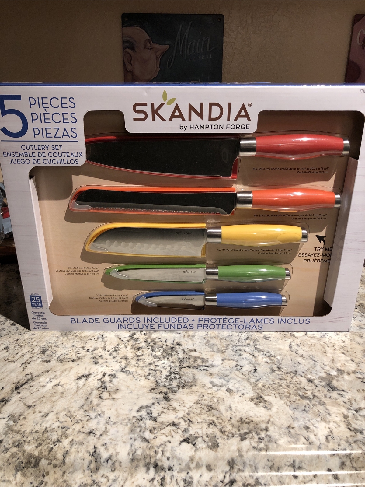 Skandia Sekai 5piece Cutlery Set with Blade Guards eBay