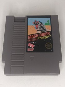 Mach Rider Mattel Canadian Version (Nintendo NES, 1985) Complete