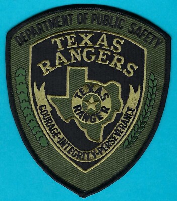 TEXAS RANGERS DEPARTMENT OF PUBLIC SAFETY TACTICAL SHOULDER PATCH | eBay