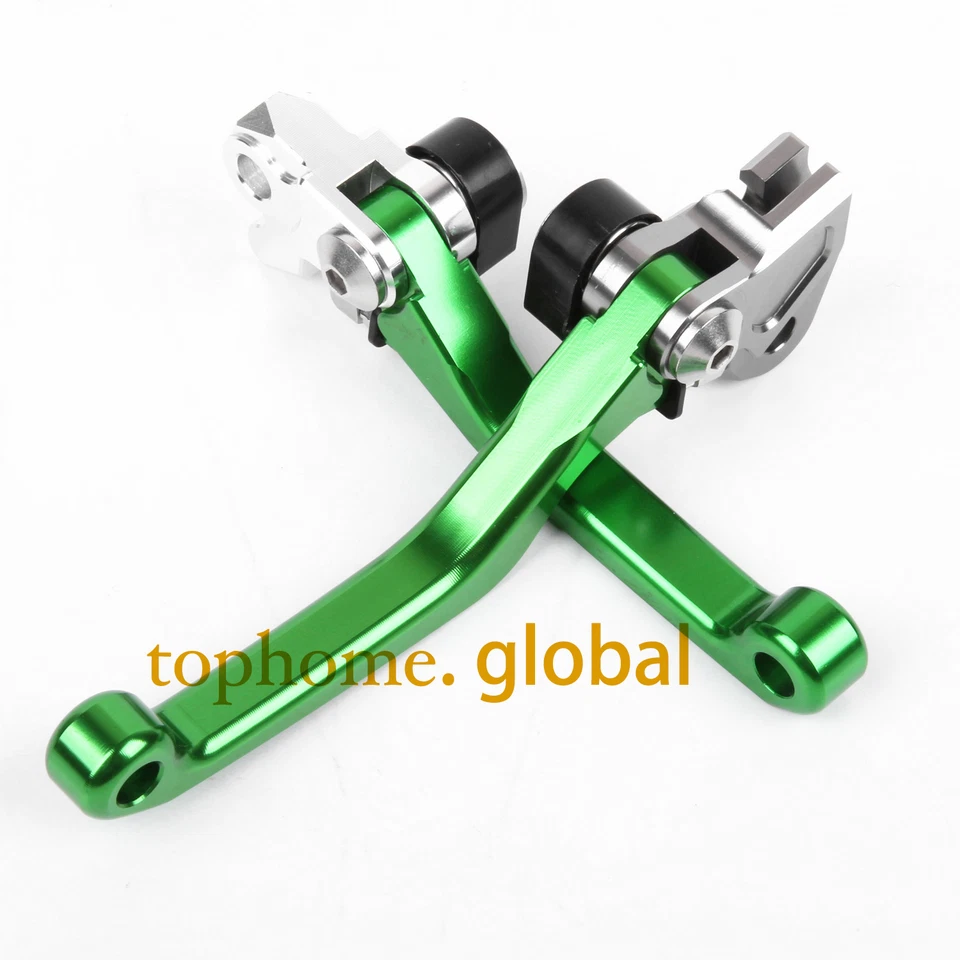 Palancas de freno de embrague pivotante CNC todoterreno para Kawasaki KX100 2001-2020 / KX500 2004 Foto 2 de 4