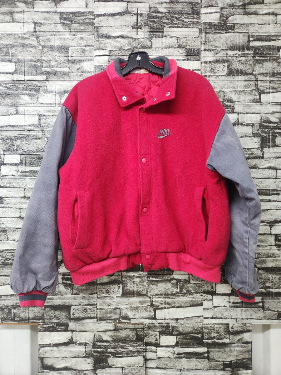 90s USA製 NIKE VARSITY ジャケット レザー スタジャン M 90s USA製 NIKE VARSITY ジャケット レザー スタジャン M 【公式通販】