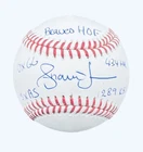 Andruw Jones Atlanta Braves Signed Official Major League Stat Baseball Beckett