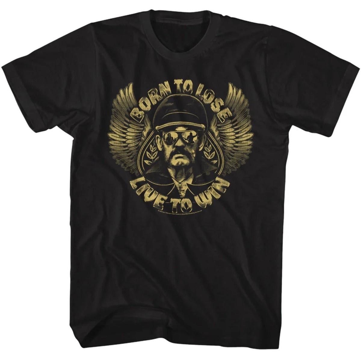MOTORHEAD cd lgo LEMMY WINGS Born to Lose Official SHIRT XXL New