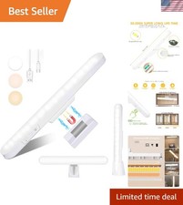 Magnetic LED Light Bar Rechargeable, 10W 2000mAh Desk Lamp, Battery Powered S...