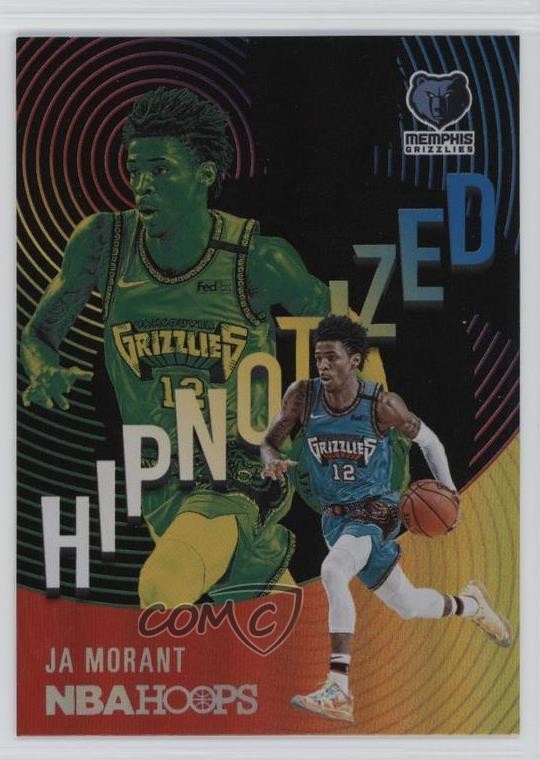 2020-21 Panini NBA Hoops Hipnotized Ja Morant #9 1e6a