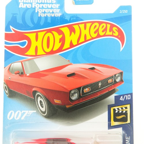 Hot Wheels James Bond 007 Diamonds Are Forever '71 Mustang Mach 1 tempo schermo - Foto 10 di 11
