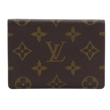 LOUIS VUITTON Porto 2 cult Vertical Pass case M60533 Pass holder Brown Mon...
