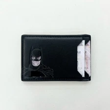 The Bat Wallet - Hand Sewn Leather Wallet With ID Window For Super Hero Mask