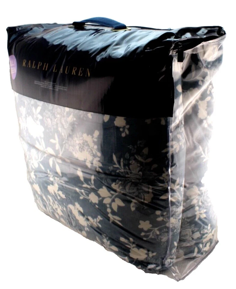New RALPH LAUREN Indigo Cottage Full/Queen Size 100% Cotton Comforter MSRP $355 - Image 2 of 4