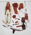 Z-573 VTG. 1967 MARX TOYS BEST OF THE WEST GERONIMO ACTION FIGURE & ACCESSORIES!