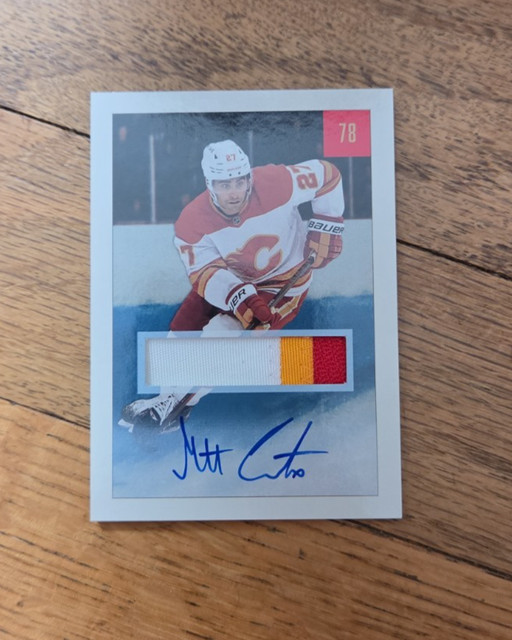 2025-26 Parkhurst Hockey MATT CORONATO - #78 Retro 1954/55 AUTO Card 37/49