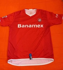 Vintage Toluca Jersey Mens Small Red Atletica Brand Liga MX
