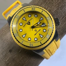 Swiss Legend Neptune Womens Diver Yellow Silicone 7mm Watch 7"