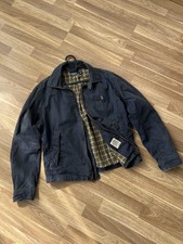 Vintage Polo Ralph Lauren Harrington FADED Jacket Navy Blue Spec No 3179 Size M