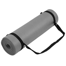 1/2-Inch Extra Thick Yoga Mat, High Density, Anti-Tear, Carrying Strap, Pilates