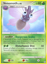 Venomoth 73/132 Uncommon Secret Wonders Pokemon Reverse Holo Near Mint